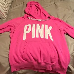 Pink VS Pink Hooded Sweatshirt